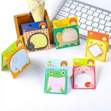 Memo Sticky Notes Buku Catatan Kecil Mini Book Karakter Lucu