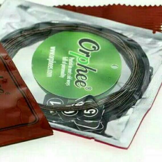 Murahh'  SENAR NILON GITAR AKUSTIK WARNA HITAM KUALITAS IMPORT oO2.