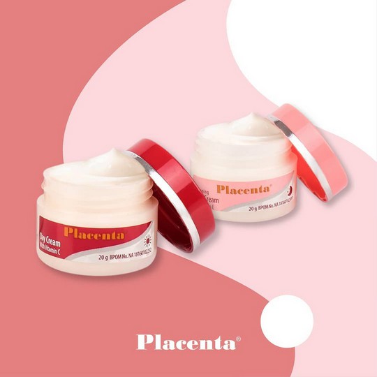 PLACENTA DAY CREAM-NIGHT CREAM 20 GR | Krim siang/malam