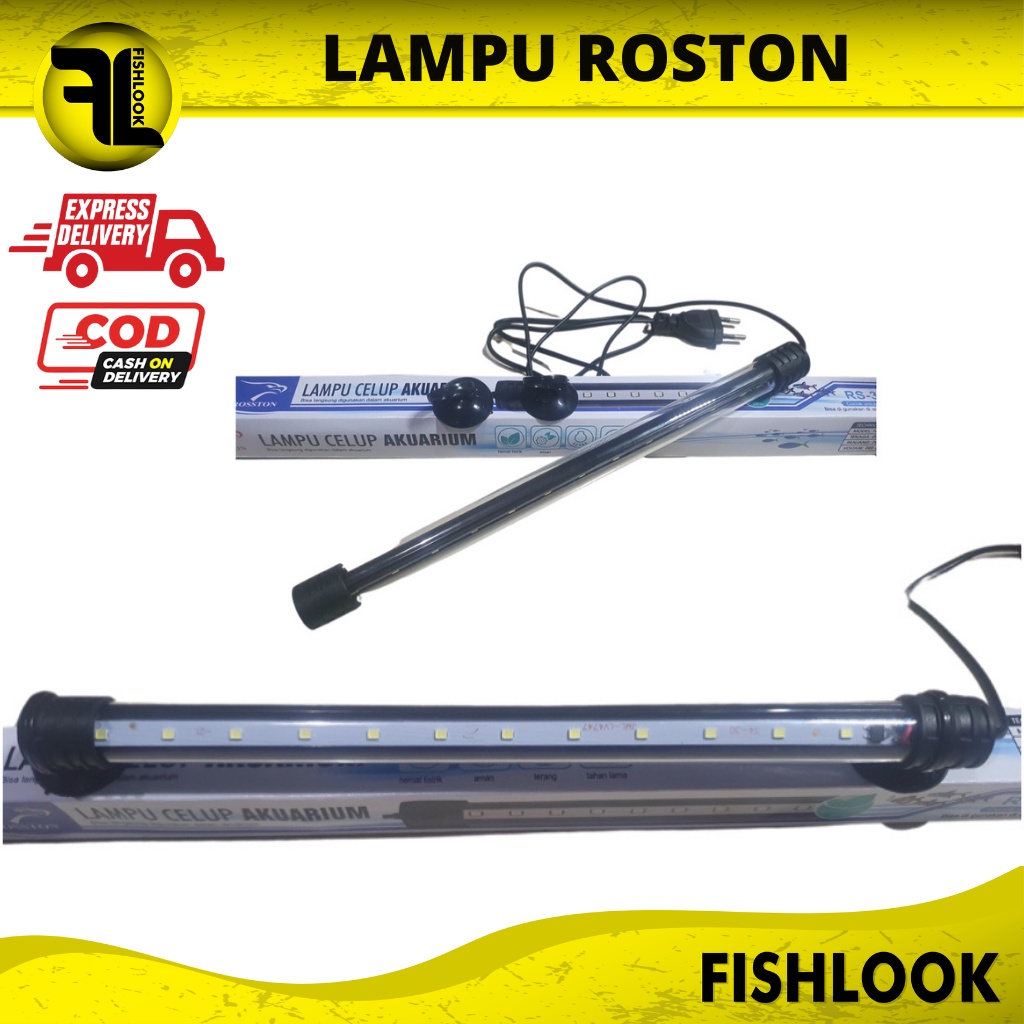 Lampu Aquarium Roston RS 50 RS 60 LED Lampu Celup aquascape