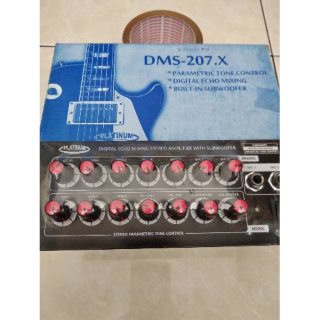 Kit parametric tone control - echo - subwoofer DMS 207 X