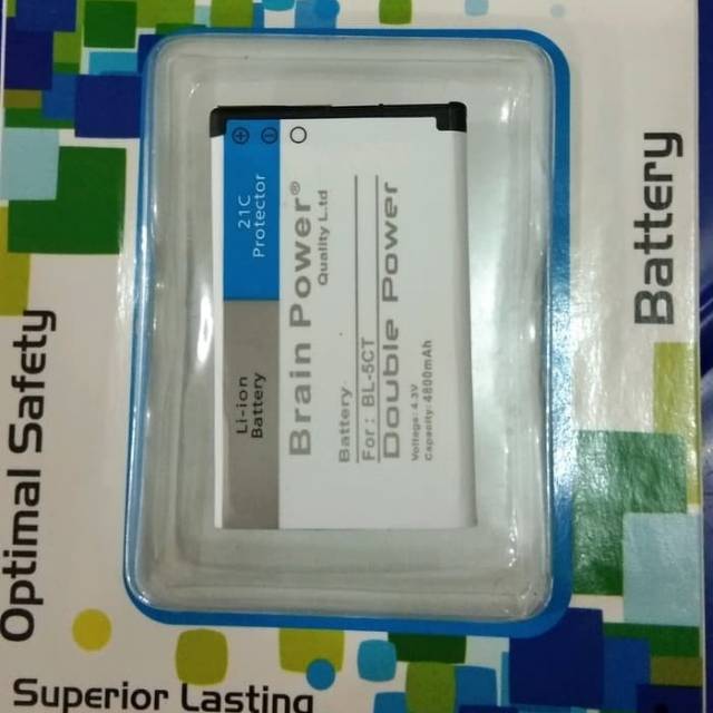 Baterai batre bt Nokia BL-5CT double ic brain power