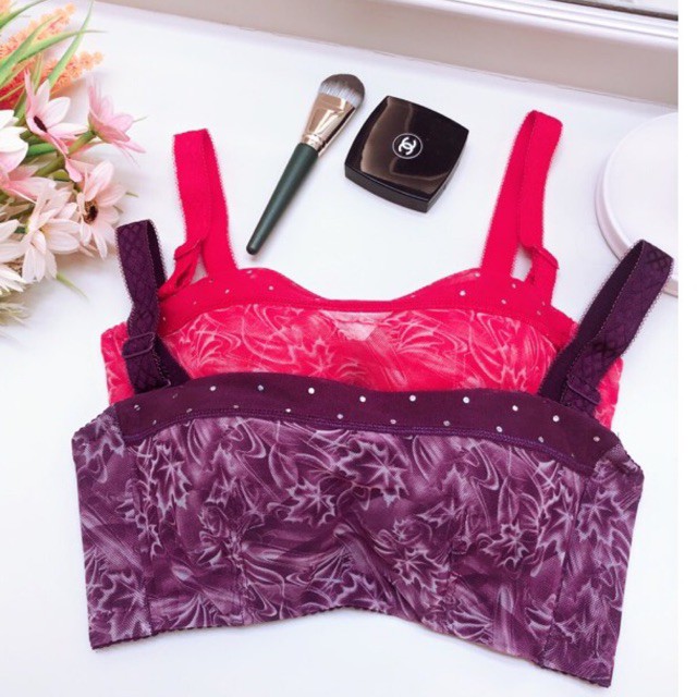Bra (K-A44) Pakaian dalam kemben / Sport Bra berkawat dan push up