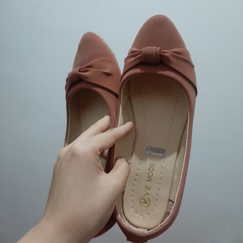 Flat shoes Panshoes nude simple