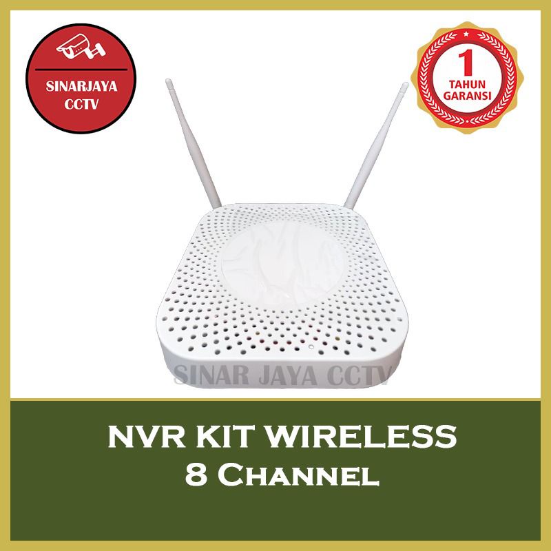 NVR KIT WIRELESS 8CHANEL KHUSUS BUAT IP KAMERA KIT NVR