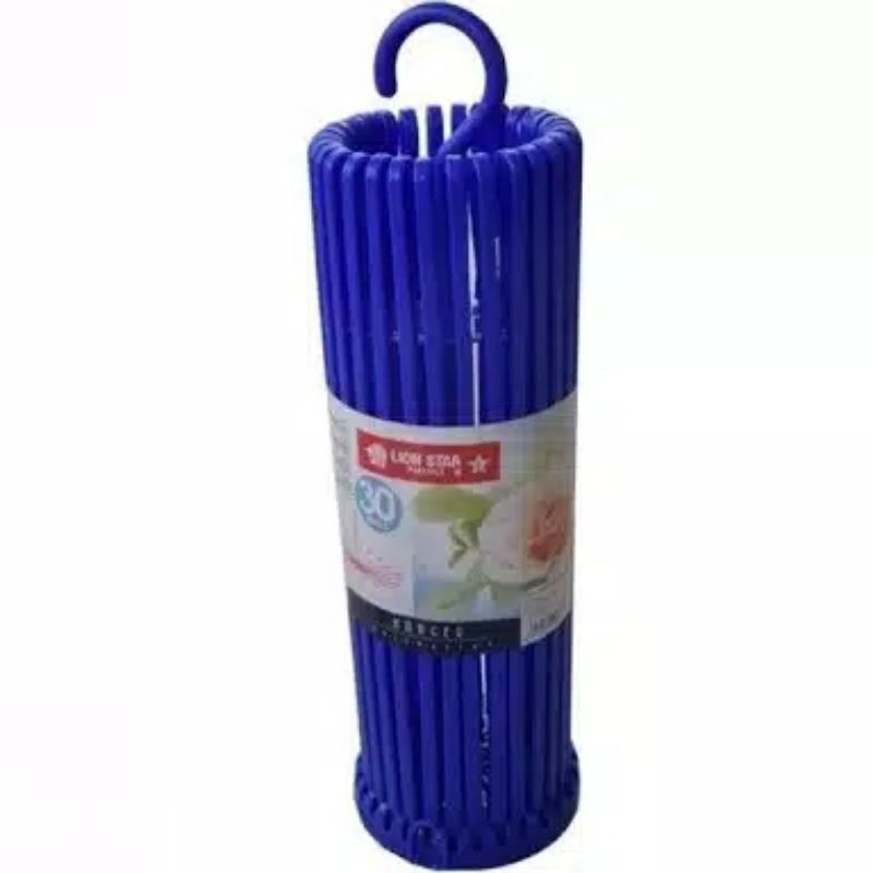 LION STAR Folding 30 STICK jemuran baju bayi jemuran popok 30 jari hanger payung