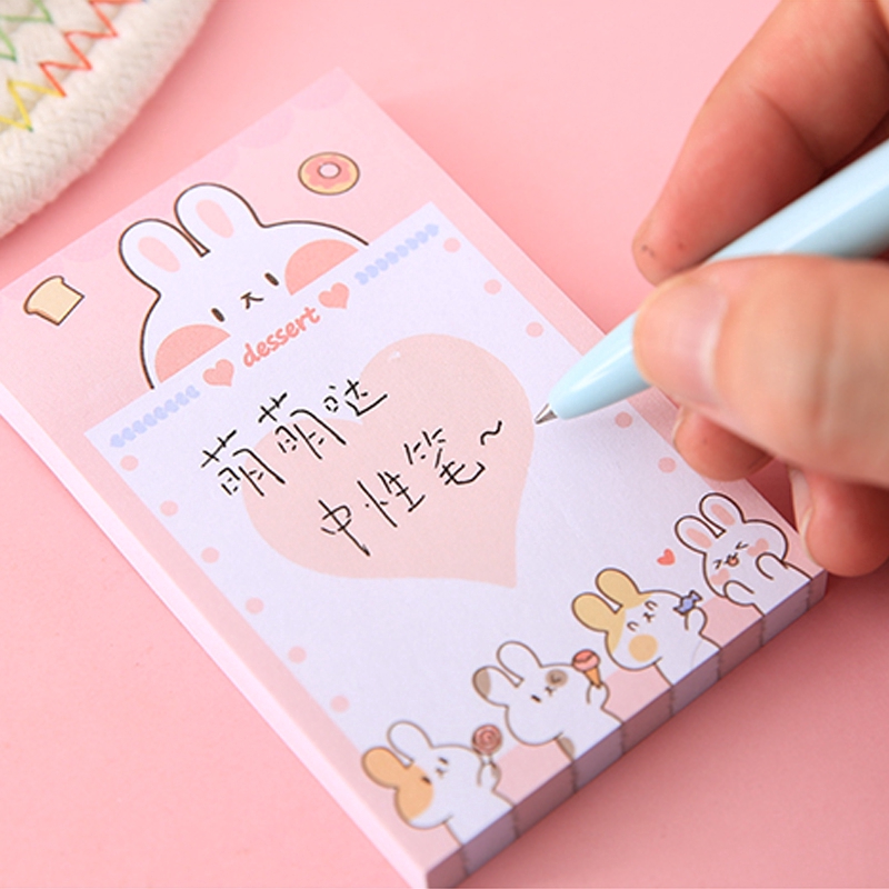 Japanese Creative Cartoon Push-Type Gel Pen 0.5mm Black Ink Cute Girl Signature Pen