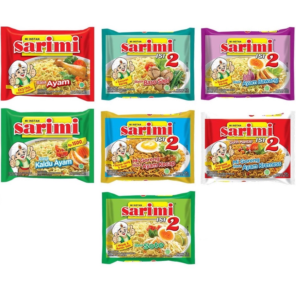 

Sarimi Mie Instant ( 7 Varian )