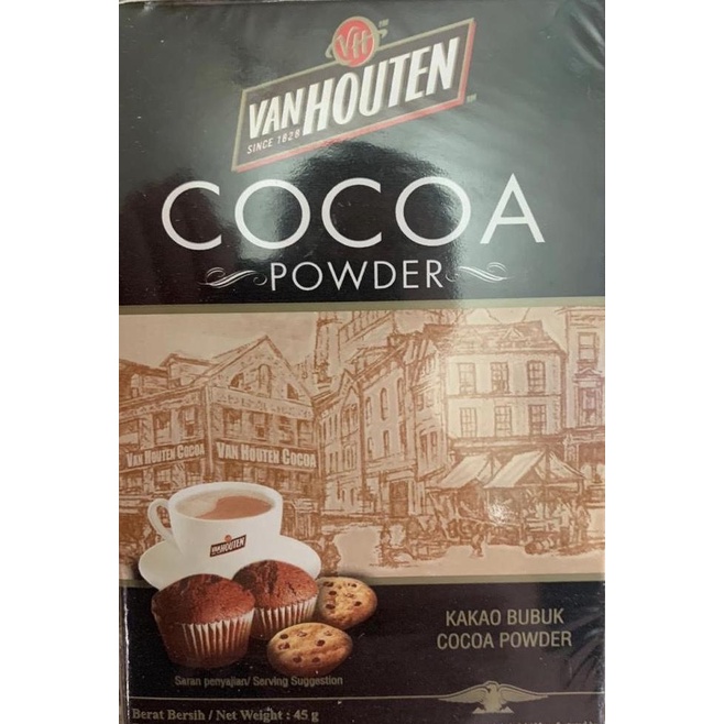 

Cocoa Powder / Bubuk Coklat Van Houten 45 gr