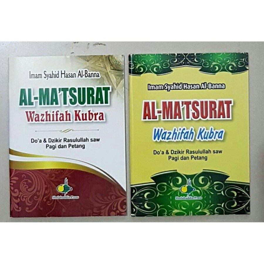 Buku Al Matsurat Wazhifah Kubra Sholahuddin Press Original Ukuran Saku