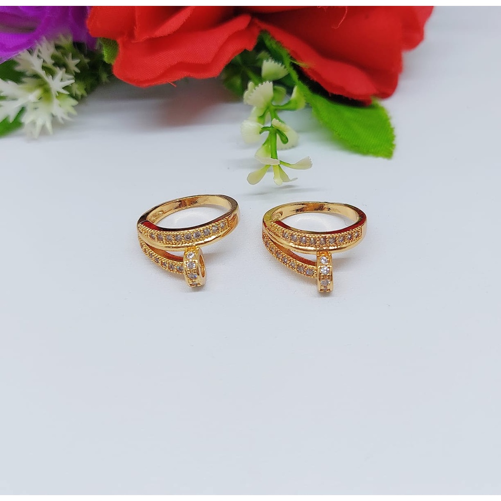 Cincin Xuping Permata Lapis Emas 89A-90A