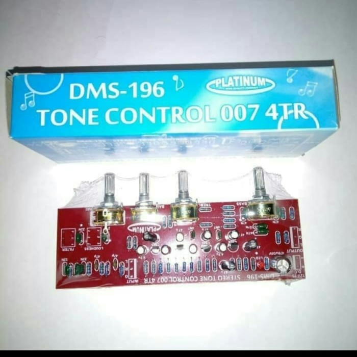 Kit HIFI Tone control Setereo 007 4TR DMS 196 Platinum / DMS196