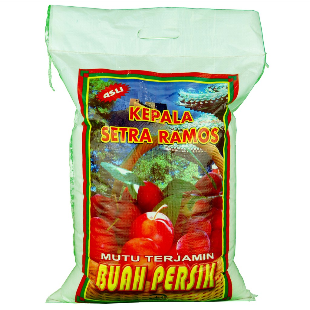 

Cik'Tin Beras - KEPALA SETRA RAMOS cap BUAH PERSIK - isi 10kg.