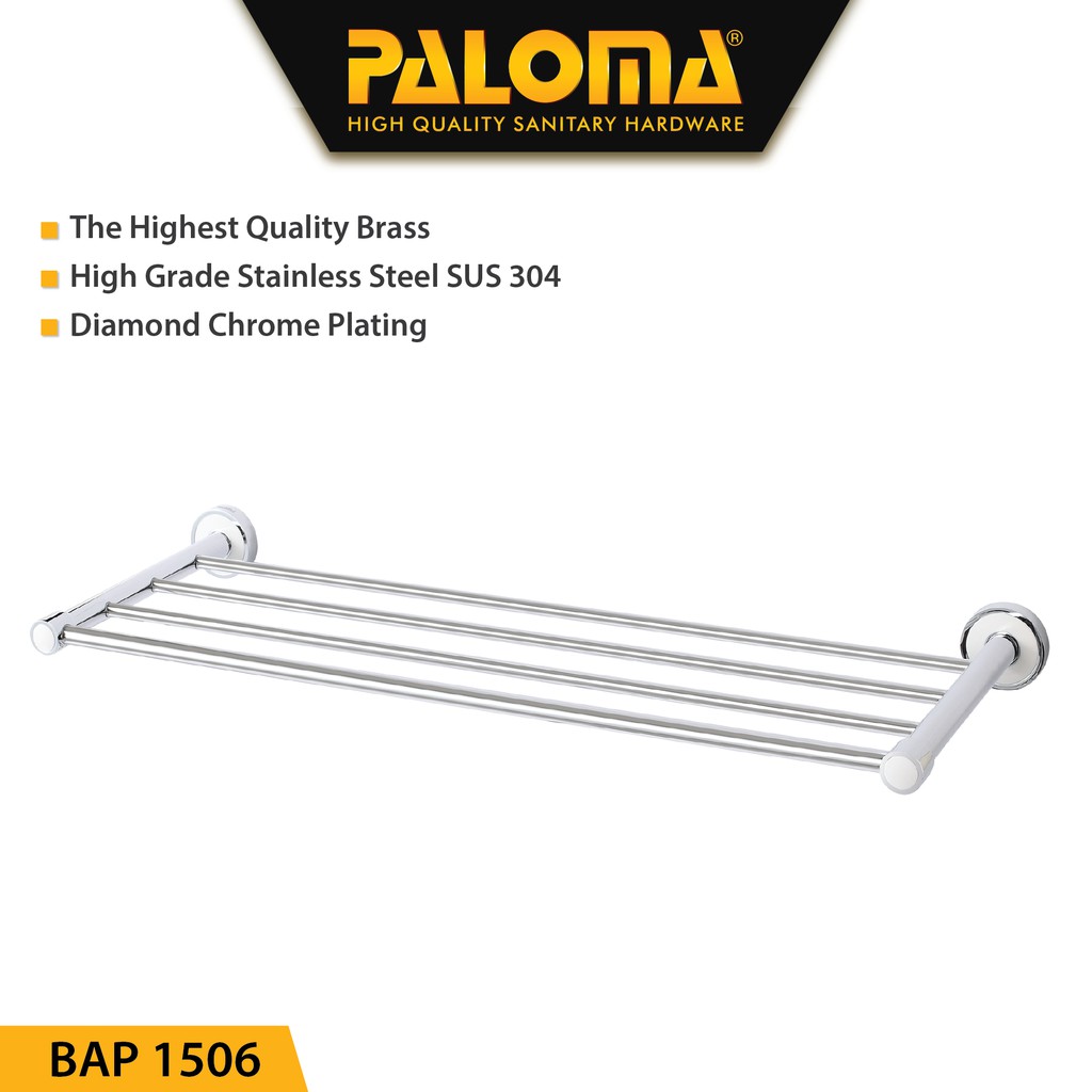PALOMA BAP 1506 Rak Handuk Baju Gantungan Hanger Dinding Kamar Mandi