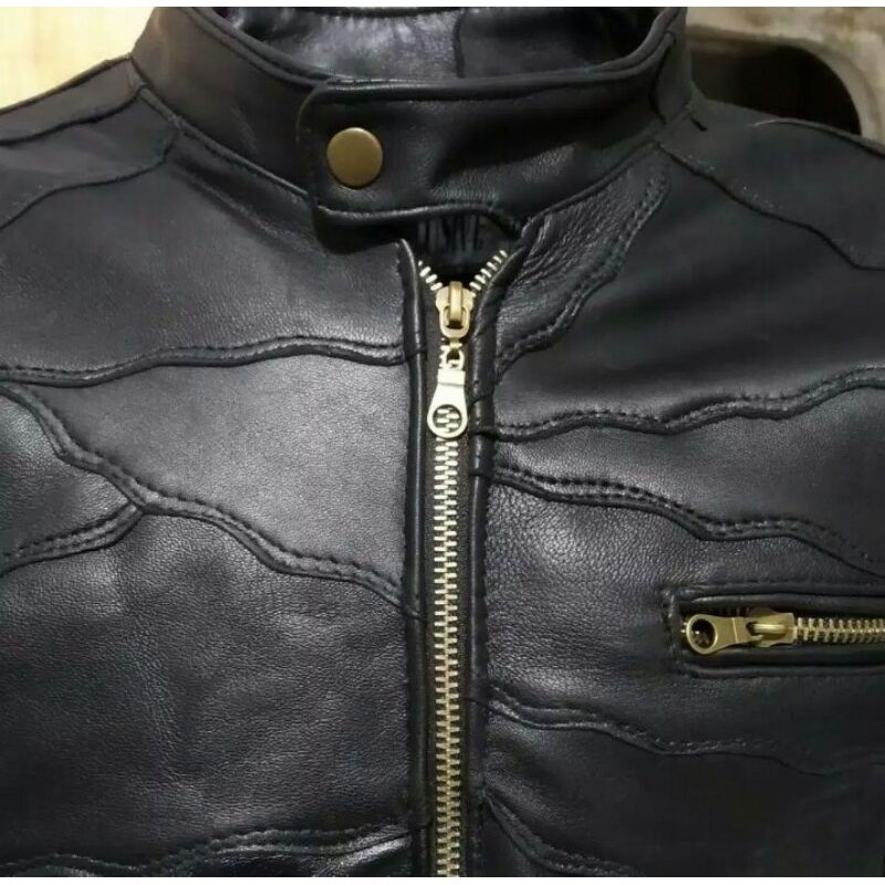 Jaket Kulit Asli Garut Batik Sambung