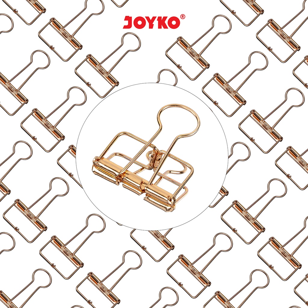 

Hollow Binder Clip Klip Penjepit Kertas Joyko Rose Gold RG