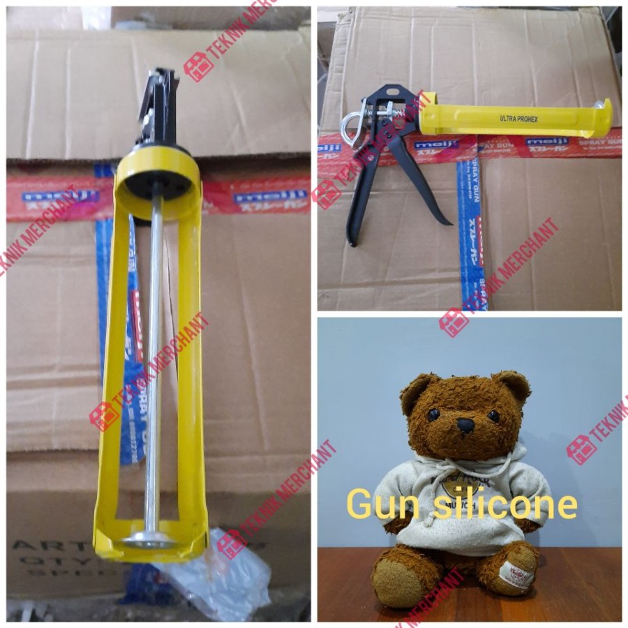 HASSTON PROHEX 1371-200 Caulking Gun Heavy Duty - Tembakan Lem Silikon