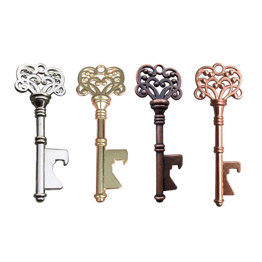 [1Pc Creative Portable Vintage Key Shaped Bottle Opener ][ Metal Keychain Beer Bottle Opener]