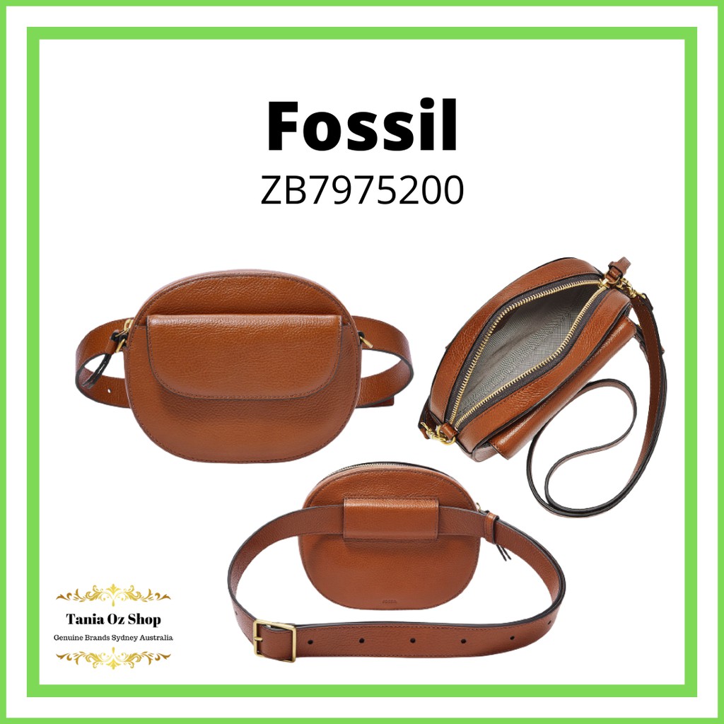 Tas Selempang || Tas Pinggang Fossil Serena Belt Bag Brown ZB7975200