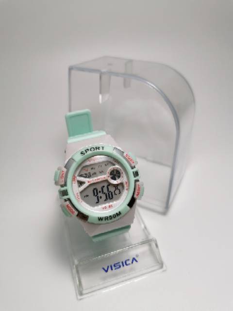 Jam tangan digital Anak Anak dan remaja water Resist Visica vg85