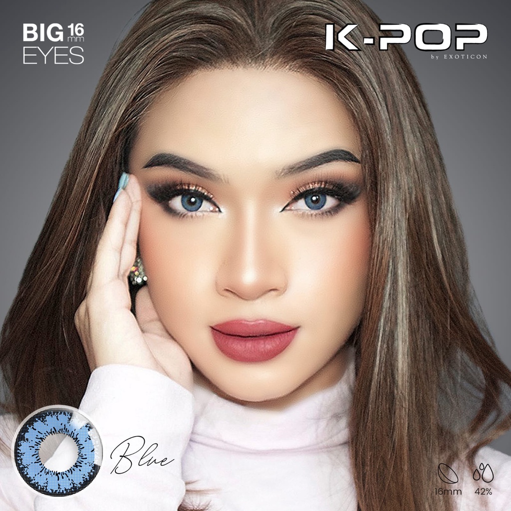 SOFTLENS K-POP NORMAL / KPOP BIG EYES 16MM by X2 EXOTICON-4