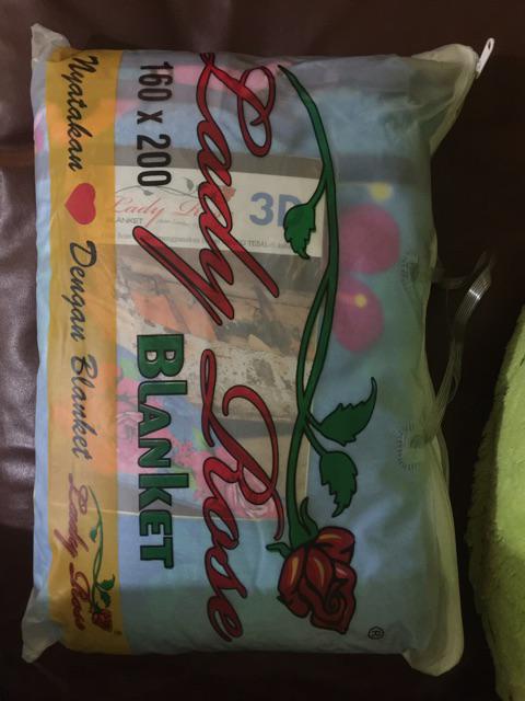 Selimut 3d Karakter Lady Rose Uk. 160x200cm Banyak Pilihan!!