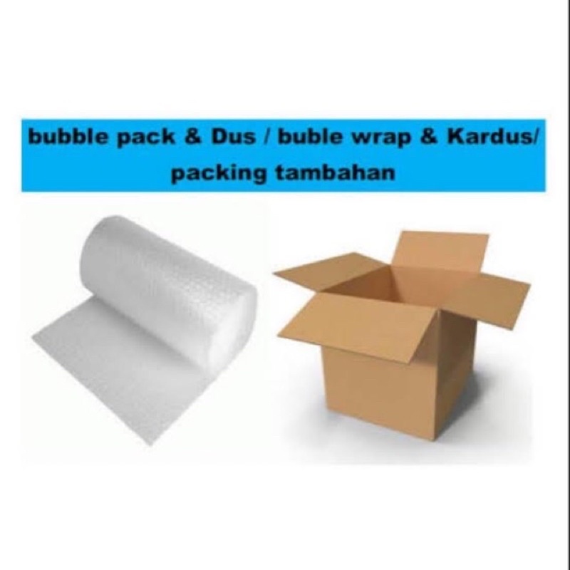 EXTRA BUBBLE WRAP / CLAIM GARANSI BARANG PECAH