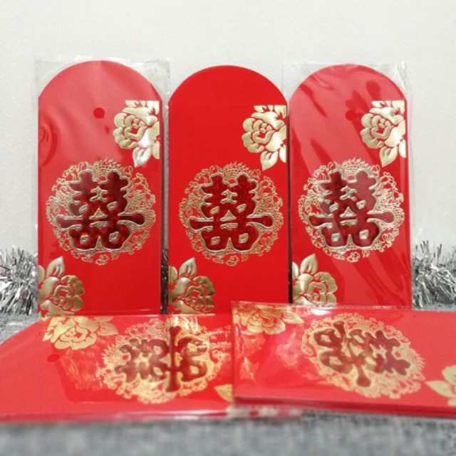 

Angpao wedding Red Double Happiness