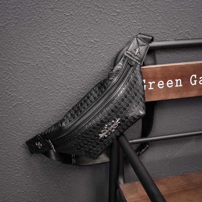 New Tas Selempang Kulit Bahu Pria Waistbag Tas Pria Slingbag 3080