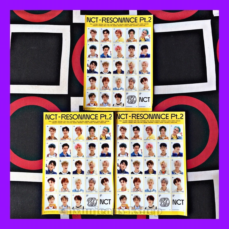 NCT 2020 Official Benefit PO SM - Sticker NCT album Departure ver. Resonance PT.2