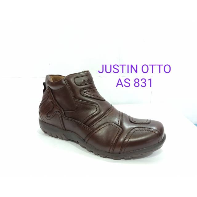 Sepatu kulit JUSTIN OTTO AS 831 coklat