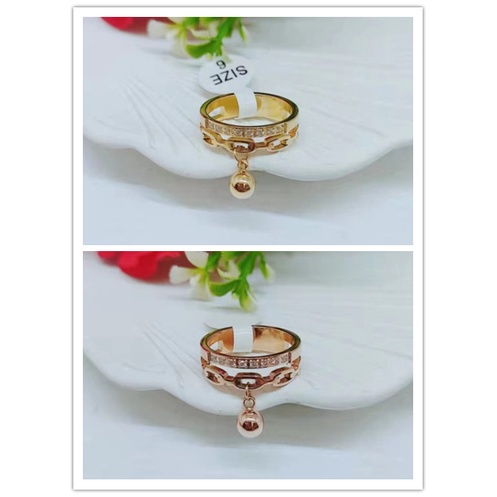 Cincin Titanium Permata Perhiasan Fashion 213/214