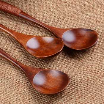 Sendok Makan Centong Sayur Bahan Kayu Wooden Spoon / Centong Sayur Kayu Wooden Spoon Souvenir Sendok Sayur Kayu Berkualitas Entong Sayur Kayu / Eros Sayur Murah Centong Sayur Panjang Sendok Kuah Sendok Kuah Kayu