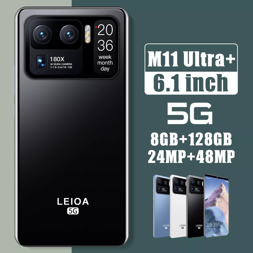 【Produk Baru HP】M11ultra HP Smartphone 8GB+128GB Handphone Murah Promo Cuci Gudang Android Ponsel Baru Original 6.1 Inci 5G HD Screen Mobile Phone Best Gaming Performance Cellphone