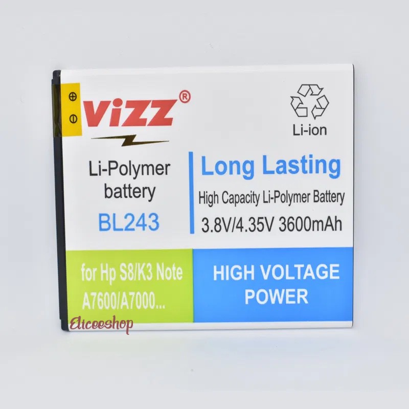 BATERAI DOUBLE POWER VIZZ LENOVO A7000