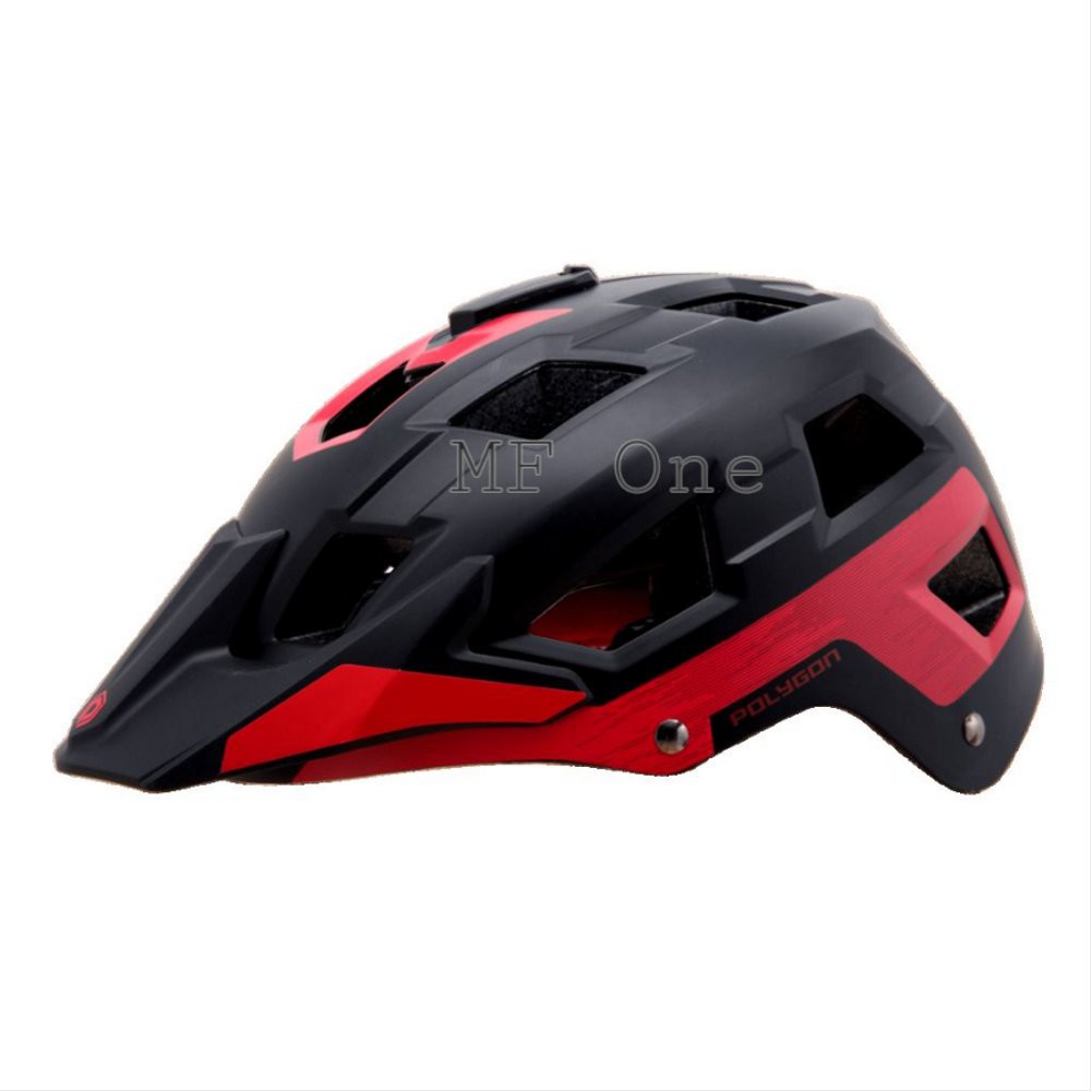 Helmet Enduro Helm Polygon Ramp Matt Red Limited