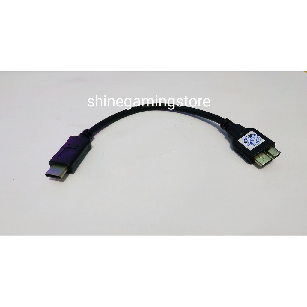 KABEL HDD USB 3.1 TYPE C CABLE TO MICRO B USB 3.0 DATA MACBOOK NEW PRO KE HARDDISC HARDDISK EXTERNAL