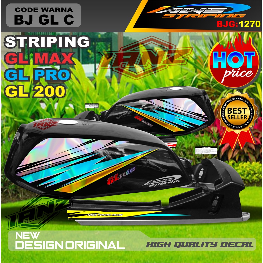 STIKER STRIPING GL HOLOGRAM / STRIPING GL VARIASI HOLOGRAM / STRIPING GL HOLOGRAM