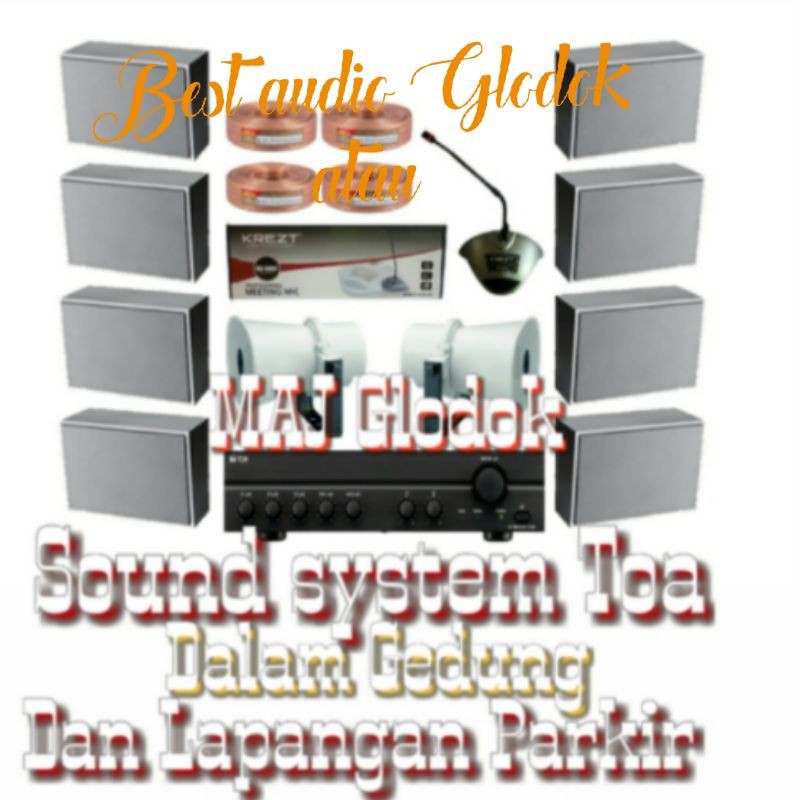 Sound system Toa Dalam Gedung dan Lapangan parkir