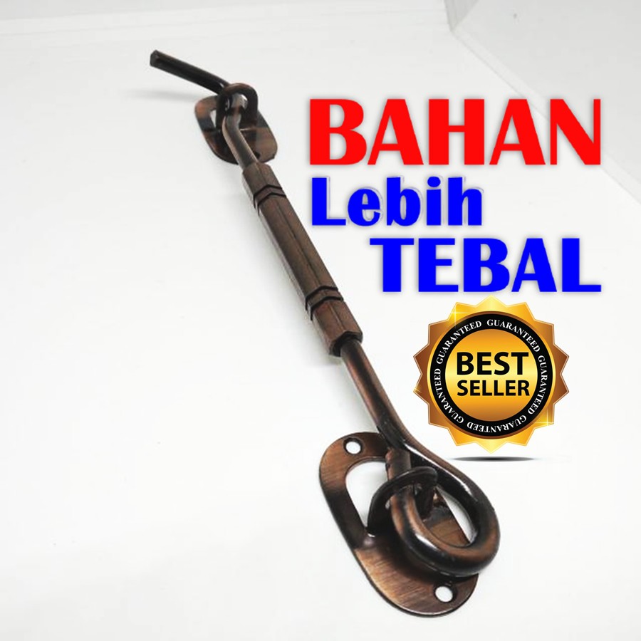 [CUCI GUDANG] Hak Angin Jendela 20cm 8inch Antiq Coper Segienam Kunci Jendela Kait Jendela Penyangga