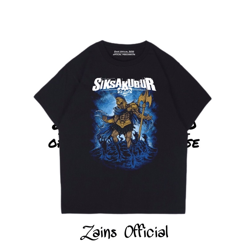 KAOS SIKSA KUBUR BAND LOKAL - Baju Band Metal SiksaKubur Tentara Merah Darah / HITAM / DEWASA / PRIA