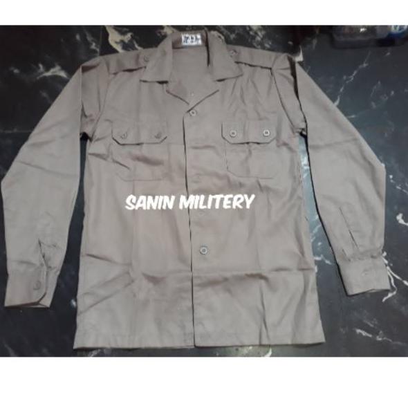 Paling Sesuai.. baju pdl sus jatah polri - polisi - satpam - security / baju pdlsus Polri - Satpam -