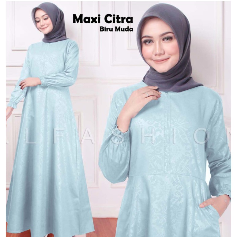GAMIS POLOS BAHAN KATU MODEL PAYUNG TERMURAH