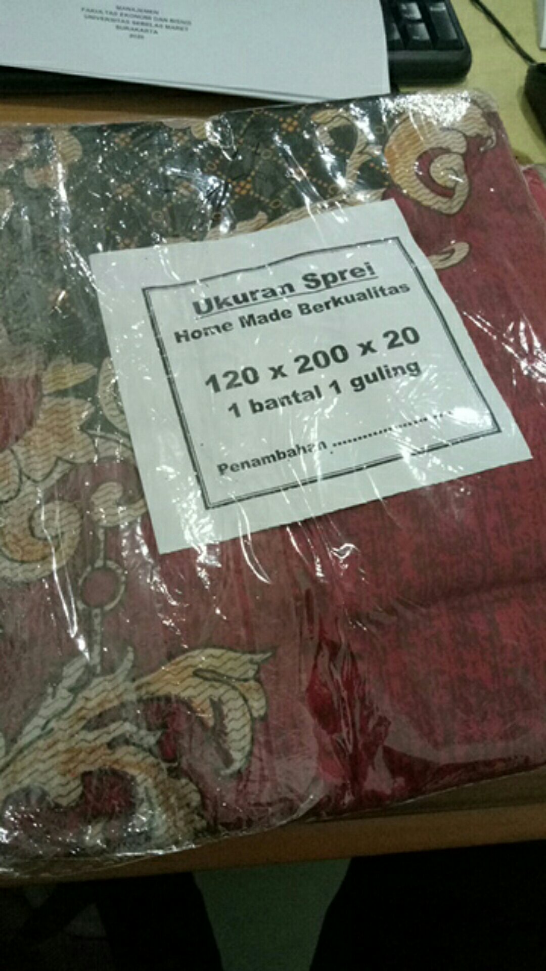 Sprei Homemade Batik
