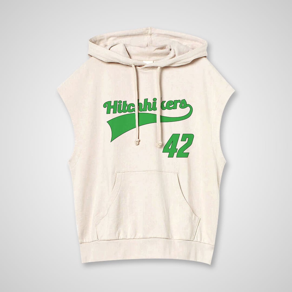 SLEEVELESS UNISEX HITCHHIKER 42 / ROMPI HOOIE UNISEX FLEECE TEBAL LEMBUT TERBARU'
