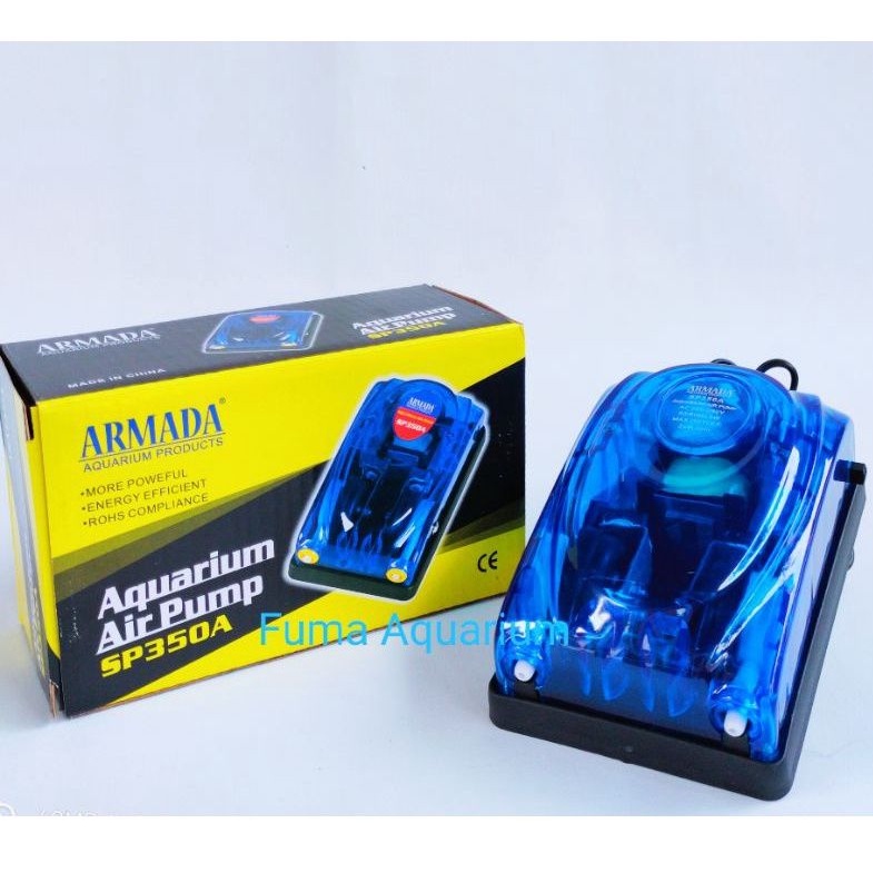 Pompa Airpump Aerator Gelembung Udara 2 Lubang ARMADA AR-410/350A