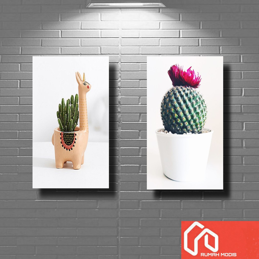 HIASAN DINDING MINIMALIS KAKTUS PAJANGAN DINDING