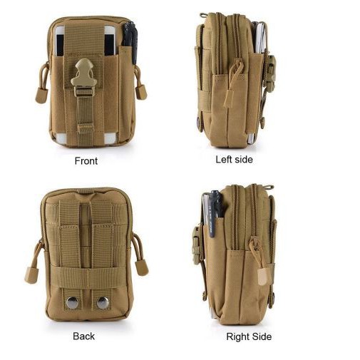 B318 Tas Pinggang Pria / Tactical Sarung HP (Tidak ada Tali)