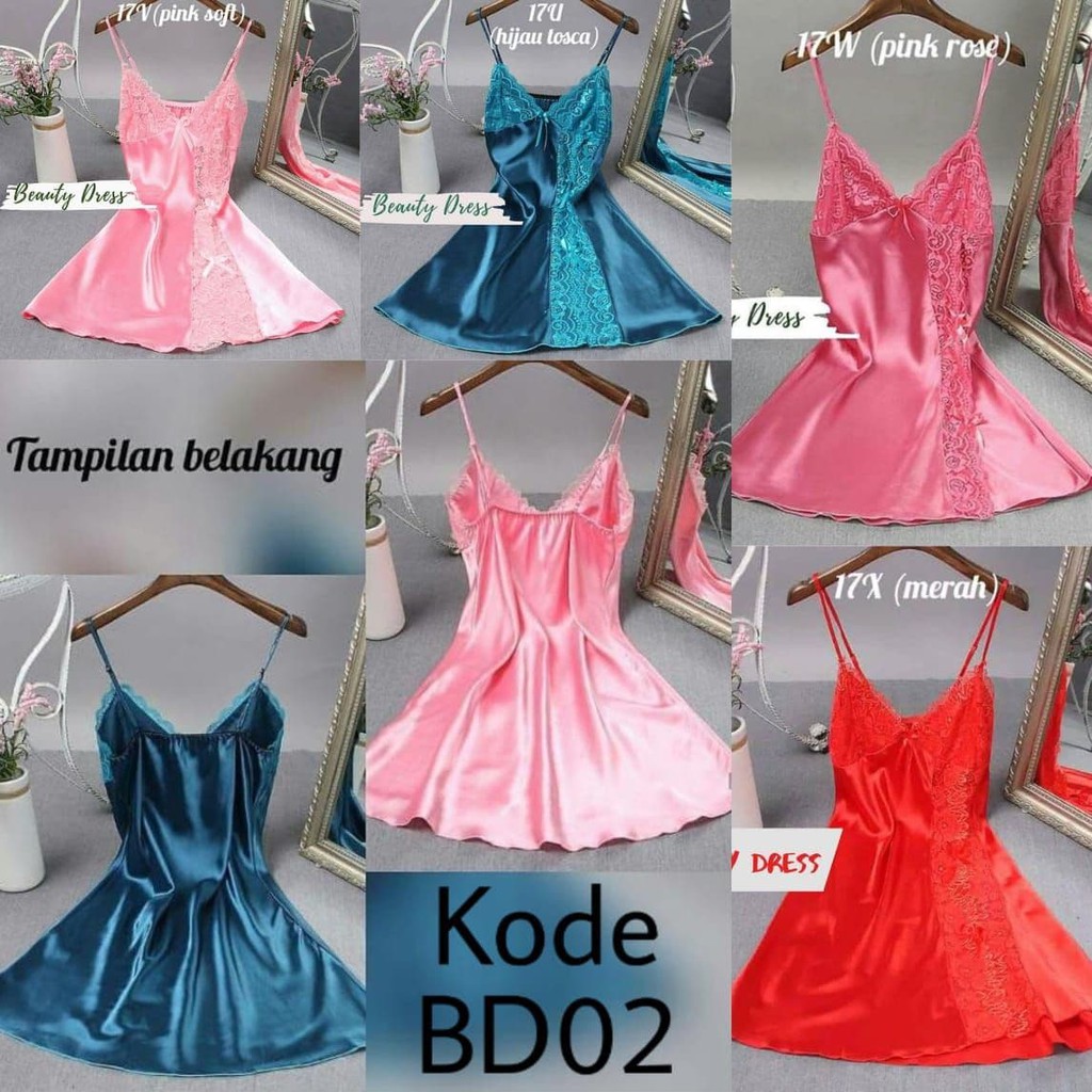 dress mini bd 02 bdds / baju tidur seksi untuk seserahan / kado pernikahan
