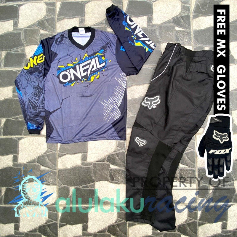 Jersey &amp; Celana MX Trail Motocross - Paket Bundling ONCT1001-F41